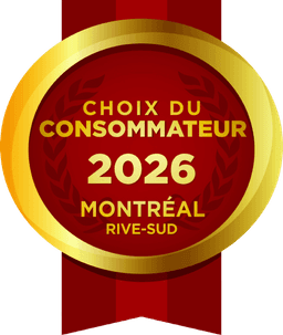 Sceau Choix du Consommateur 2026 — Montréal Rive-Sud